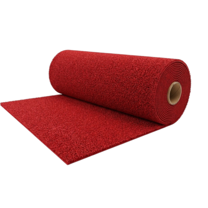WALKM. Kıvırcık Paspas 14 mm X100 cm Kırmızı 15 m — Metre Fiyatı